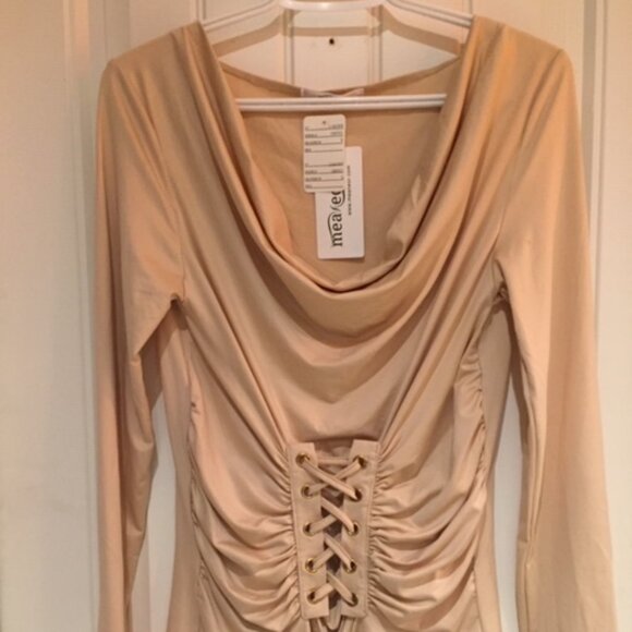 Lace-up top - Picture 1 of 6